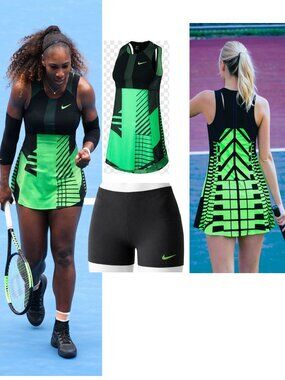 Nwt Nike Serena Williams Premier Court Power Tennis Dress + Shorts S Small